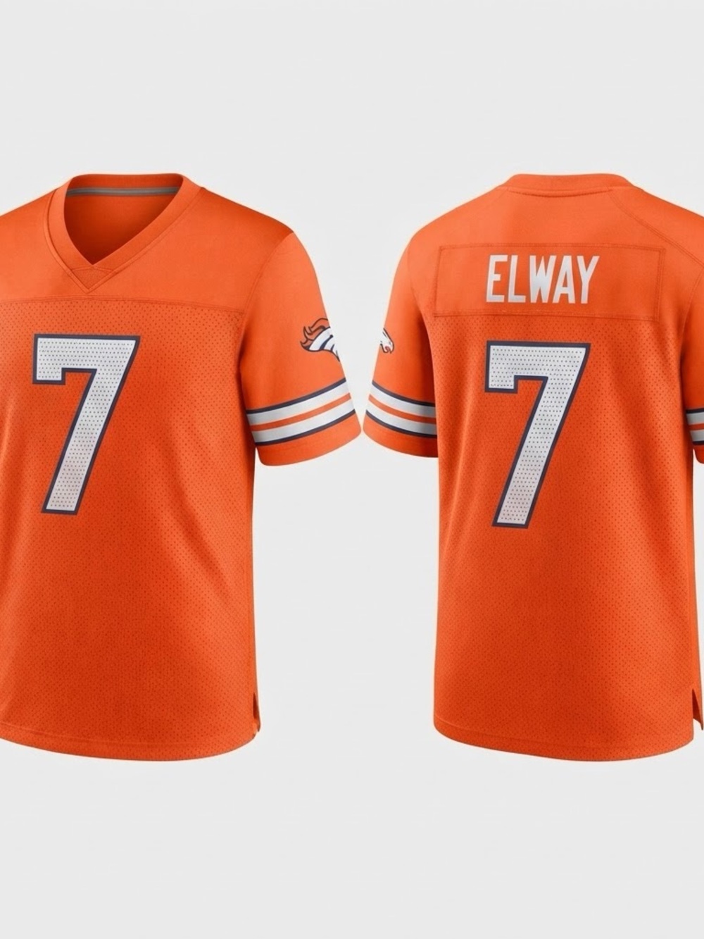 John Elway #7 Denver Broncos Women’s Large Orange NFL Jersey NWOT